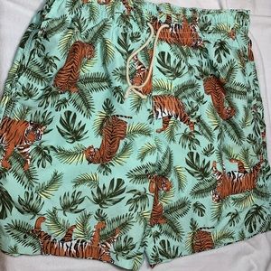 Tiger swim trunks